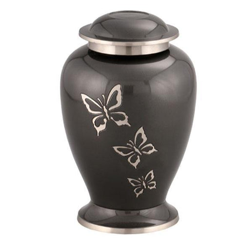 Butterfly Tribute Adult Urn in Brown Color - Exquisite Urns