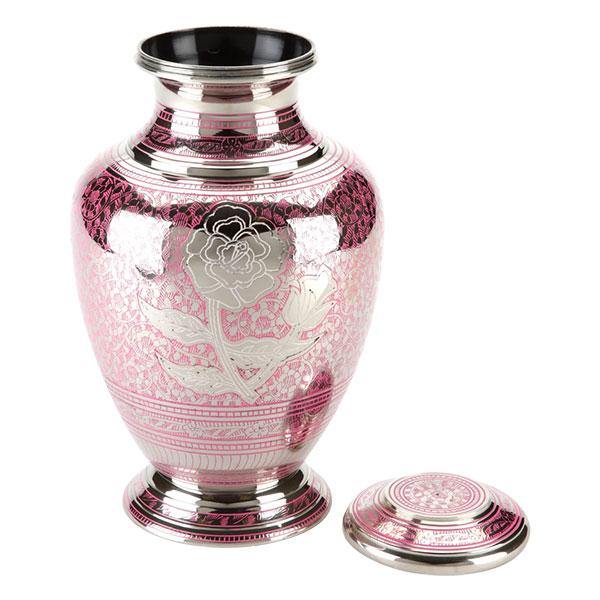 Callia Pink Rose Miniature Cremation Urn - Exquisite Urns