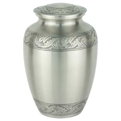 Classic Laurel Pewter Brass Urn - Extra Large – Exquisite Urns