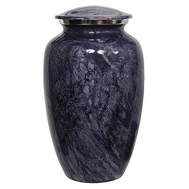 Classic Marble Cremation Urn - Purple Urn - Exquisite Urns